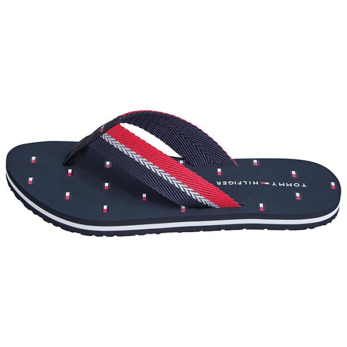 chanclas de mujer azules Tommy hilfiger